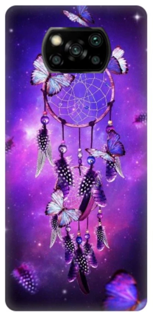 Dream Catcher Silicone case Θήκη για Xiaomi Poco X3 / X3 Pro purple