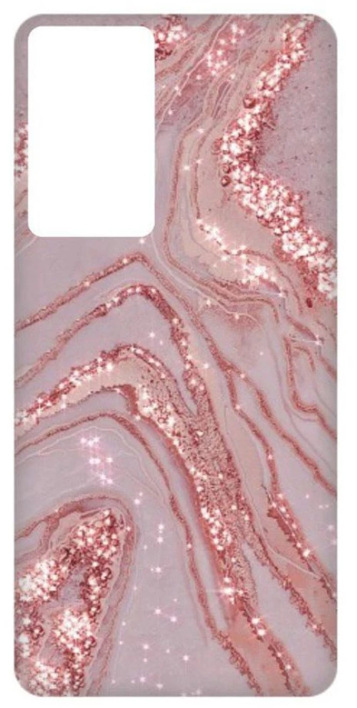 Marble Silicone case Θήκη για Xiaomi Redmi Note 10 5G / Poco M3 Pro 5G pink