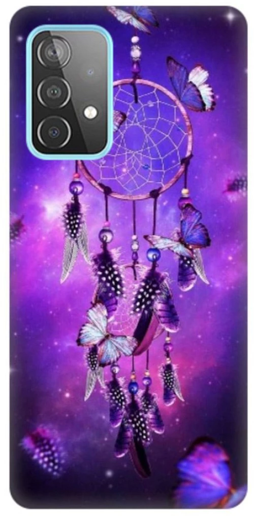 Dream Catcher Silicone case Θήκη για Samsung Galaxy A52s / A52 5G / A52 4G purple