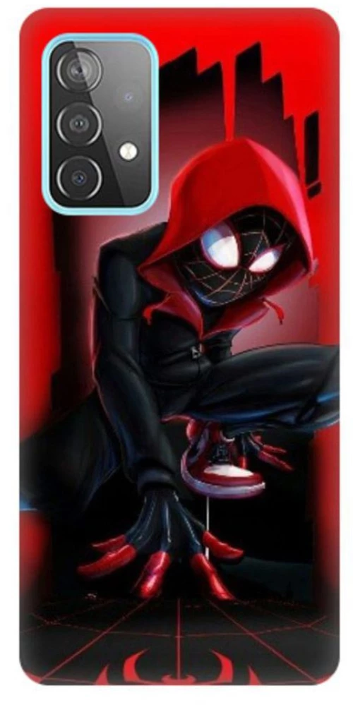 Miles Morales Spiderman Silicone case Θήκη για Samsung Galaxy A32 4G red