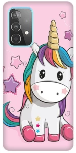 Baby Unicorn Silicone case Θήκη για Samsung Galaxy A13 4G pink