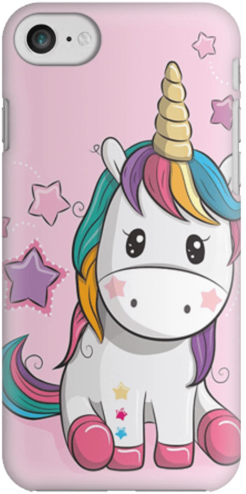 Baby Unicorn Silicone case Θήκη για Iphone 7 / 8 / SE 2020/SE 2022 pink