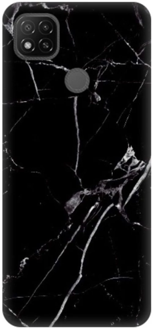 Marble Silicone case for Xiaomi Redmi 9C black