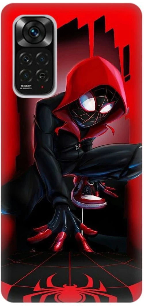 Miles Morales Spiderman Silicone case Θήκη για Xiaomi Redmi Note 11 Pro 5G red