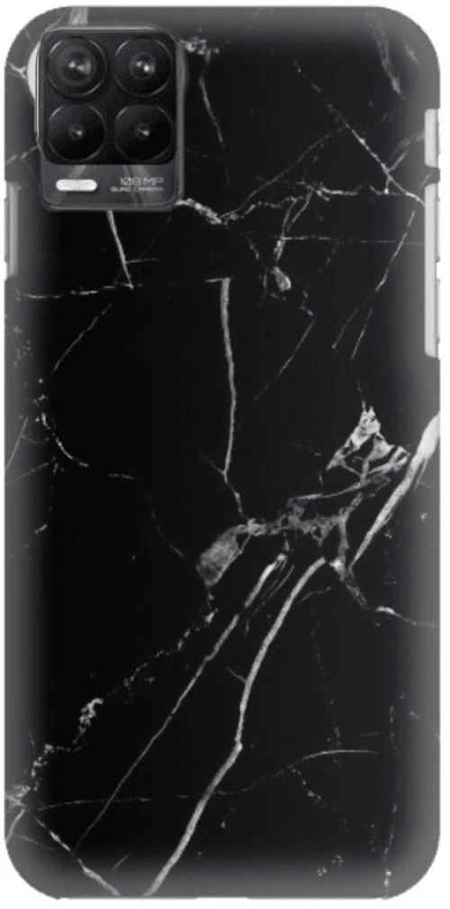 Marble Silicone case Θήκη για Realme 8/8Pro 4G black