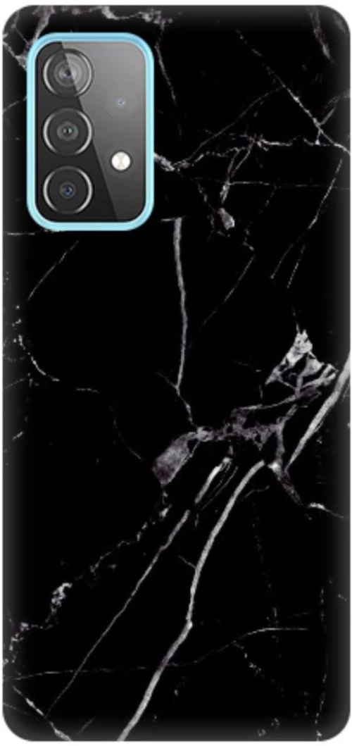 Glossy Marble Custom Silicone Case Black