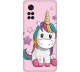 Glossy Baby Unicorn Custom Silicone case Θήκη για Xiaomi Poco X4 Pro 5G pink