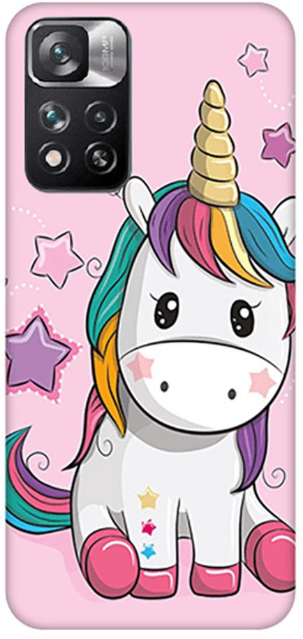 Baby Unicorn Silicone case Θήκη για Xiaomi Redmi Note 11 Pro+ (Plus) pink