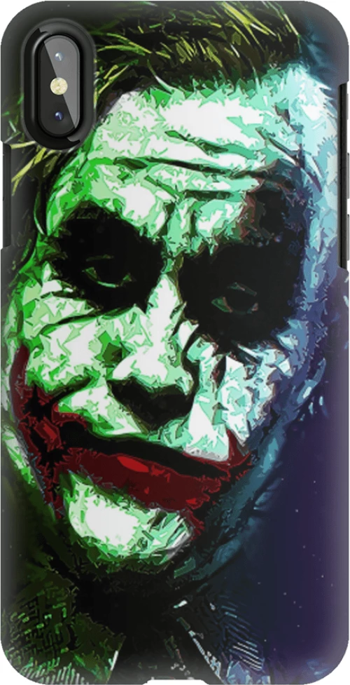 Joker Silicone case Θήκη για IPHONE X / XS green