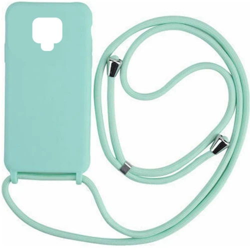 Cord Silicone back cover Case με κορδόνι για Xiaomi Redmi Note 9s / 9 Pro / 9 Pro Max mint*