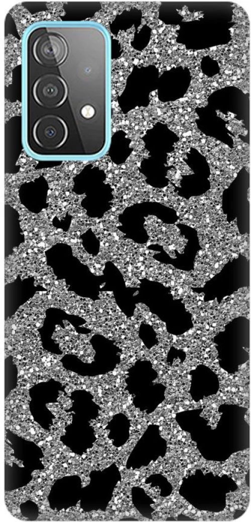 Animal Print Silicone case Θήκη για Samsung Galaxy A13 4G leopard silver