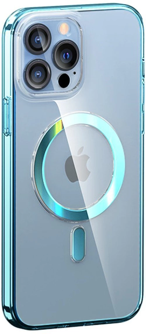 Kingxbar PQY Pure Series Magnetic Case Θήκη για iPhone 13 Pro Housing Cover Blue (MagSafe Compatible)*