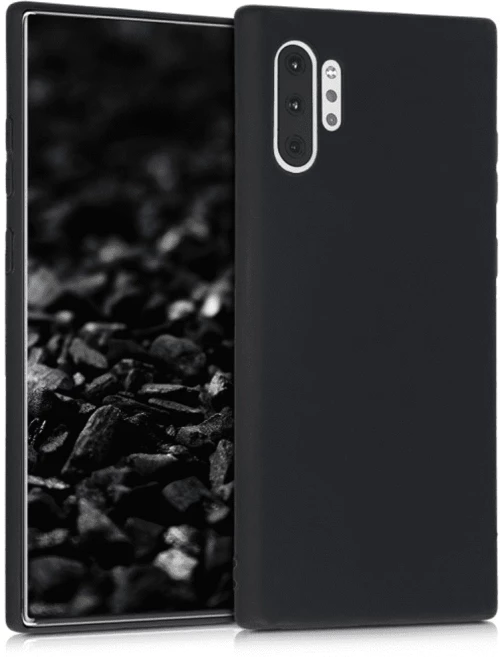KW Silicone Case θήκη για Samsung Galaxy Note 10 Plus - Black Matte