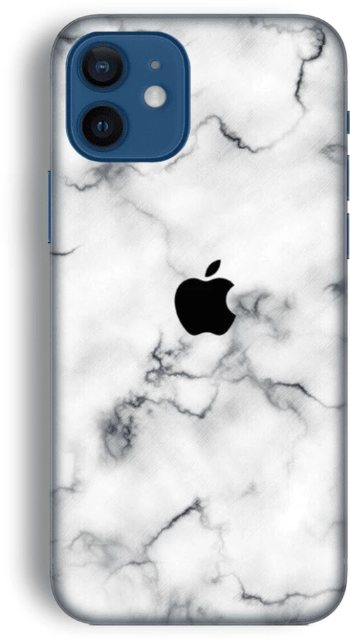 marble white Silicone case Θήκη για iPhone 12