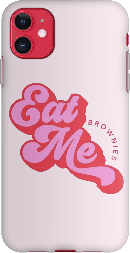eat me Silicone case Θήκη για iPhone 11 red