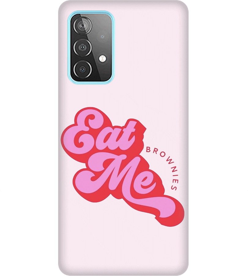 eat me Silicone case Θήκη για Samsung Galaxy A13 4G red