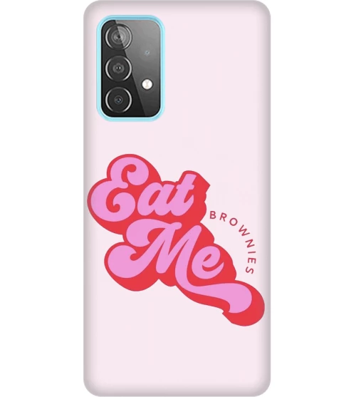 eat me Silicone case Θήκη για Samsung Galaxy A13 4G red