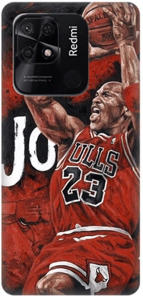 Jordan Silicone case Θήκη για Xiaomi Poco C40 red