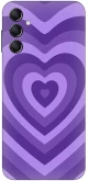 Purple Hearts Θήκη για Samsung Galaxy A14 4G/5G