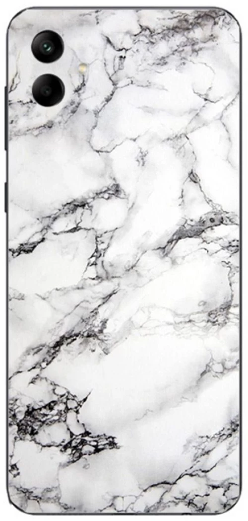Marble Silicone Case θήκη για Samsung Galaxy A04 white