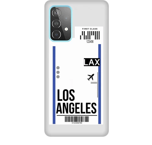 Travel To Los Angeles Silicone Διαφανη Θήκη για Samsung Galaxy A33 5G