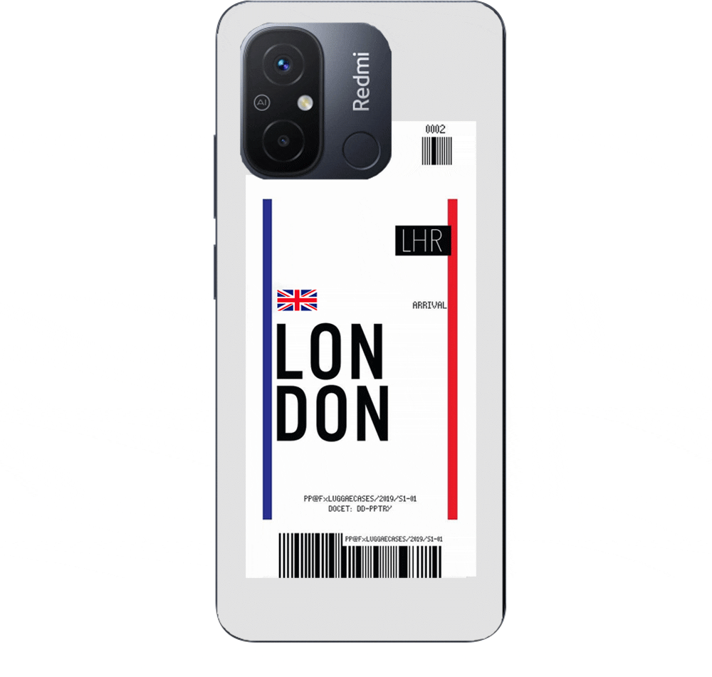 Travel To London Silicone Διαφανη Θήκη για Xiaomi Redmi 12C