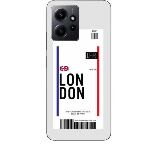 Travel To London Silicone Διαφανη θηκη για Xiaomi Redmi note 12 4g