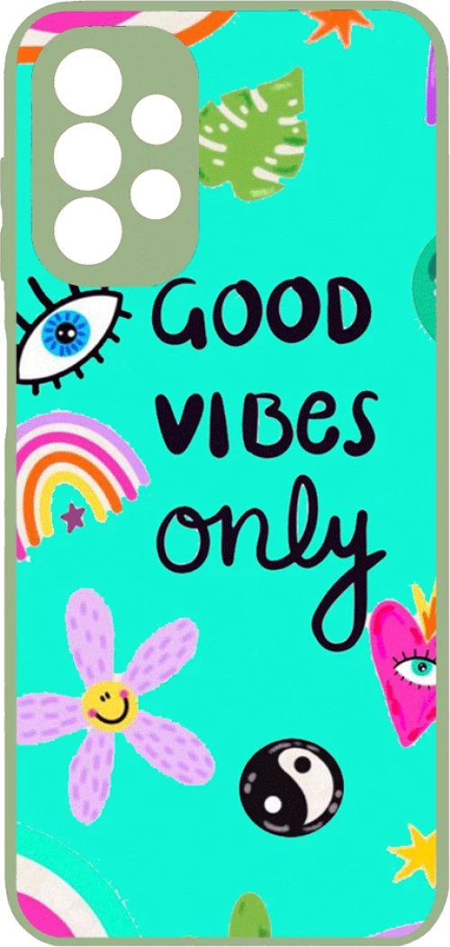 VIBES Premium Protective Hard Case light green Θήκη Samsung A52s / A52 5G / A52 4G