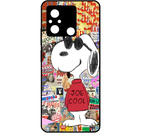 JOE COOL Premium Protective Hard Case Black Θήκη για Xiaomi Redmi 12C