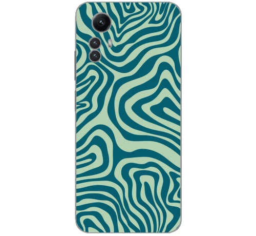 GREEN LINES Silicone case Θήκη για Xiaomi Redmi note 12s