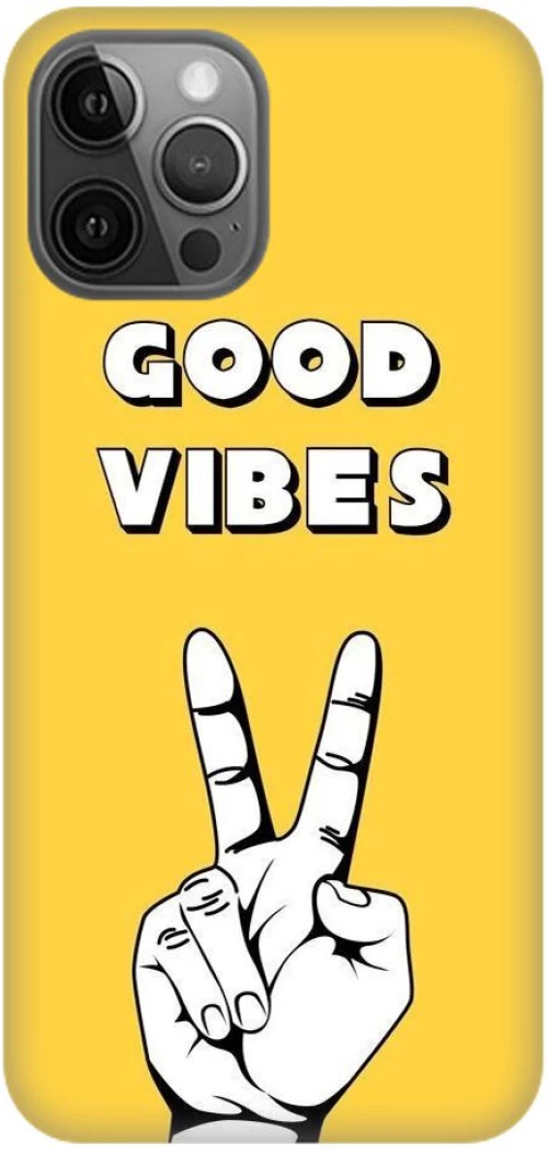 YELLOW GOOD VIBES Silicone Case Θήκη για iPhone 12 pro max