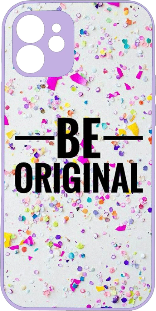 BE ORIGINAL Premium Protective Hard Case purple Θήκη για Iphone 12