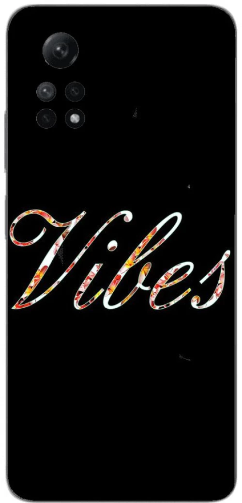 BLACK VIBES Silicone case Θήκη για Xiaomi Redmi Note 12 Pro 4G