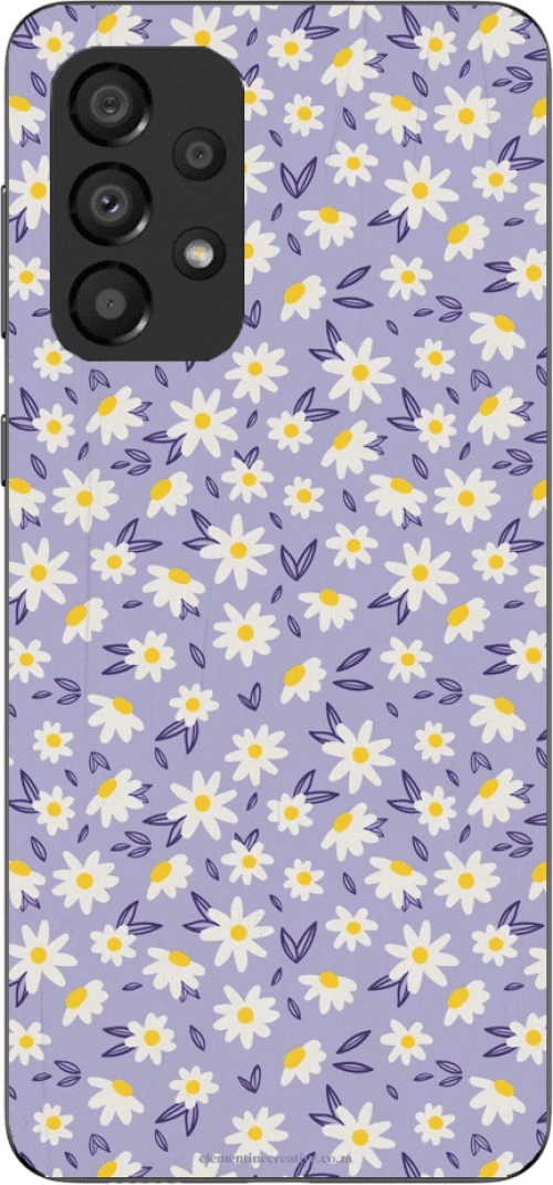 FLOWERS Silicone case Θήκη για Samsung Galaxy A53 5G