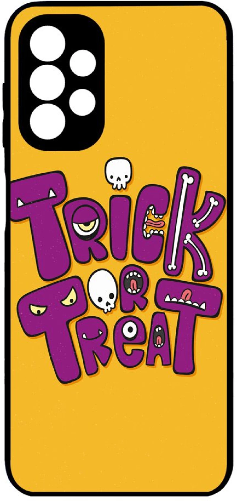 TRICK OR TREAT Premium Protective Hard Case black Θήκη για Samsung Galaxy A13 4G