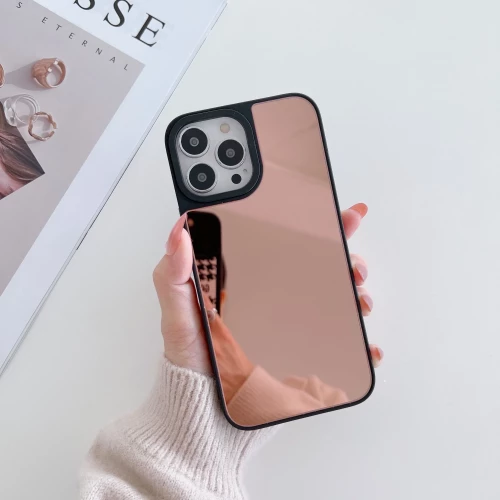 Selfie Mirror Θηκη για iPhone 14 pro Rose Gold