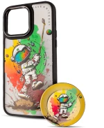 BOTER Case MagSafe + MagPopsocket Θηκη για iPhone 15 Pro Max AstroGolfer