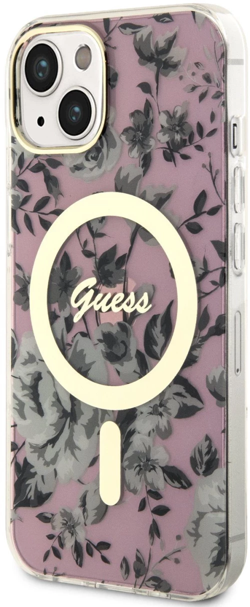 Guess Θηκη για iPhone 11 PC/TPU Flowers IML MagSafe