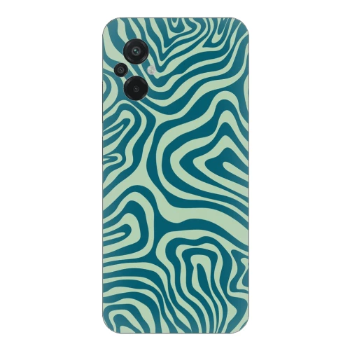 GREEN LINES Silicone Case Θήκη για Xiaomi Poco M5