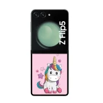 PREMIUM PROTECTIVE HARD CASE Baby Unicorn θήκη για SAMSUNG GALAXY Z FLIP 5