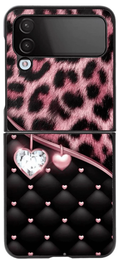 Premium Protective Hard Case Animal Print Θήκη για Samsung Galaxy Z FLIP 4 Black