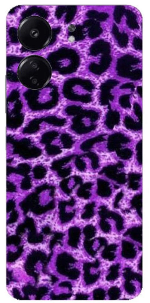 Purple Leopard Silicone Case θήκη για Xiaomi Poco C65