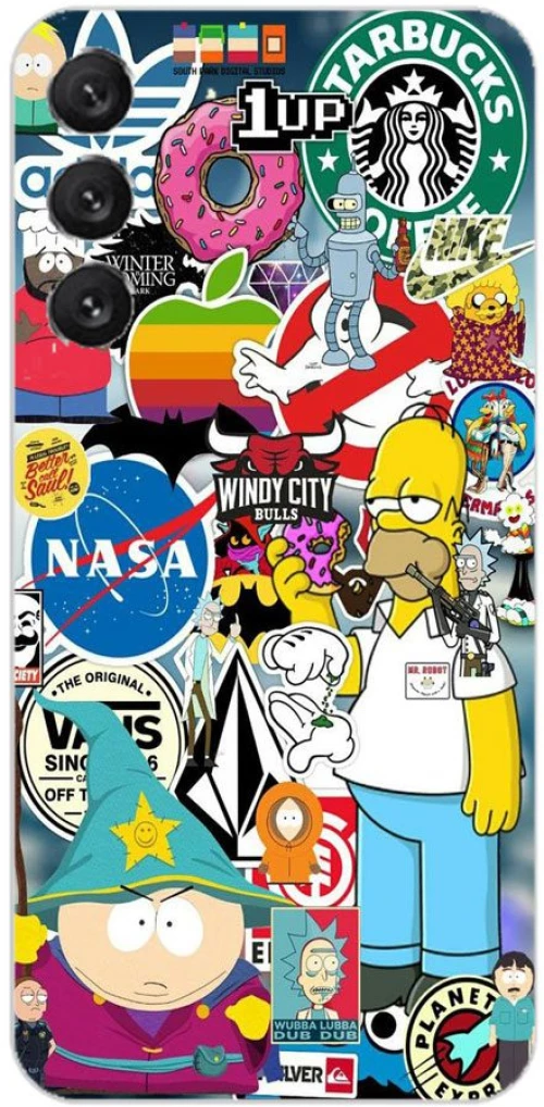 Brands Stickers Θήκη για Samsung Galaxy S22