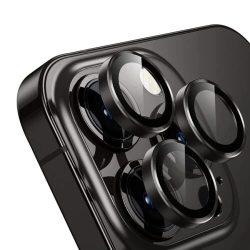 Camera Protector Ring Τζαμάκι για IPHONE 15 PRO / 15 PRO MAX BLACK