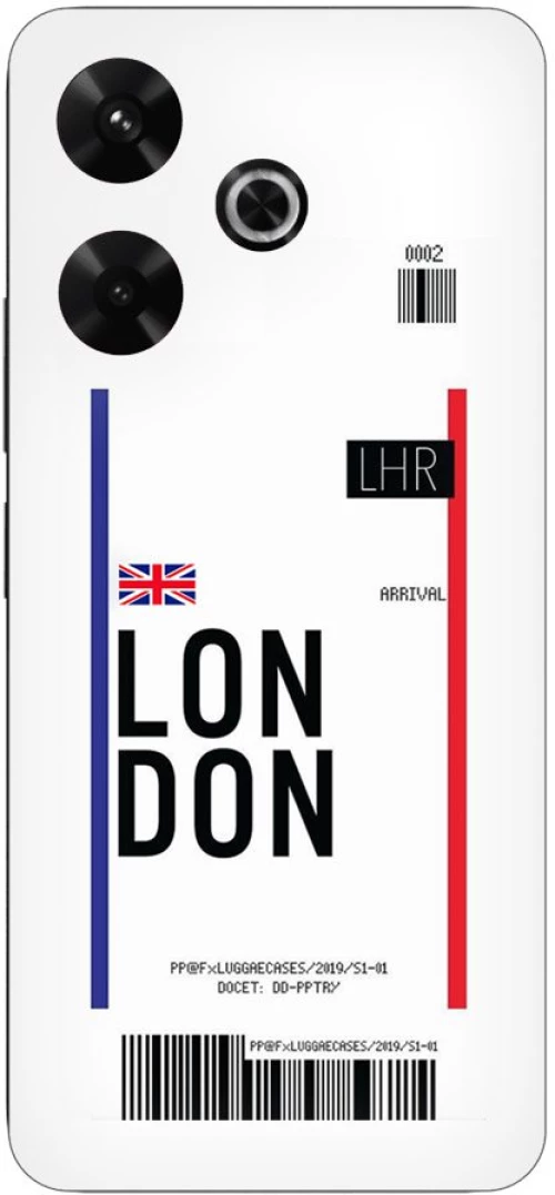 Travel To London Silicone Διάφανη θήκη για Xiaomi Redmi 13 4G