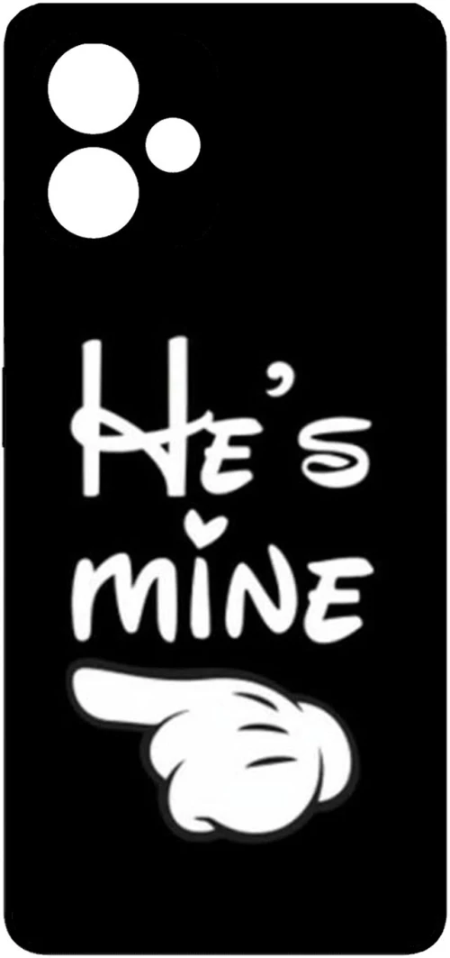 He's Mine Protective Hard Case black Θήκη για Xiaomi Redmi 12 5G