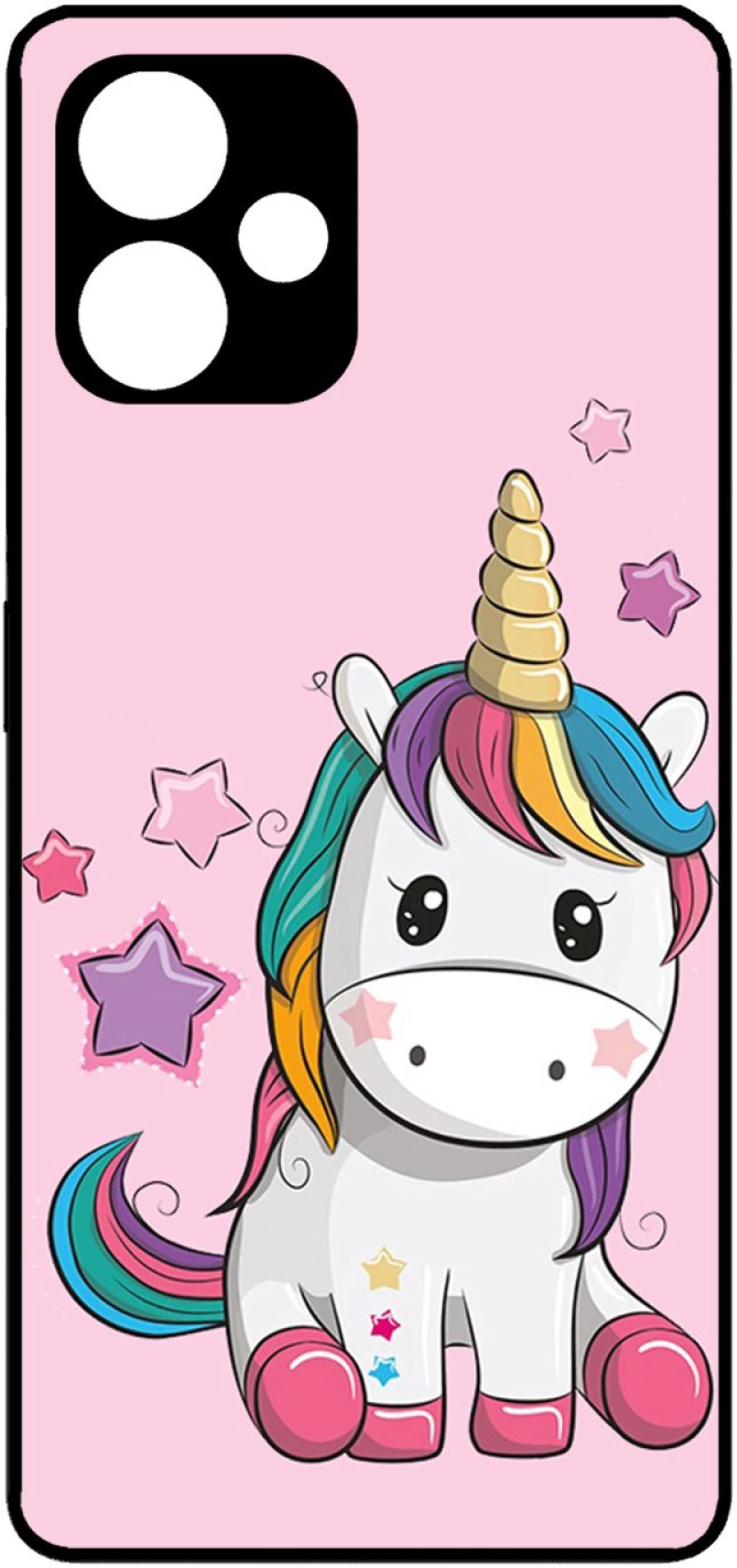 Baby Unicorn Protective Hard Case black Θήκη για Xiaomi Redmi 12 5G