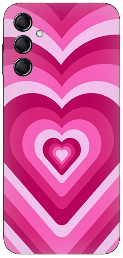 Pink Hearts Silicone Case θήκη για Samsung Galaxy M34 5G