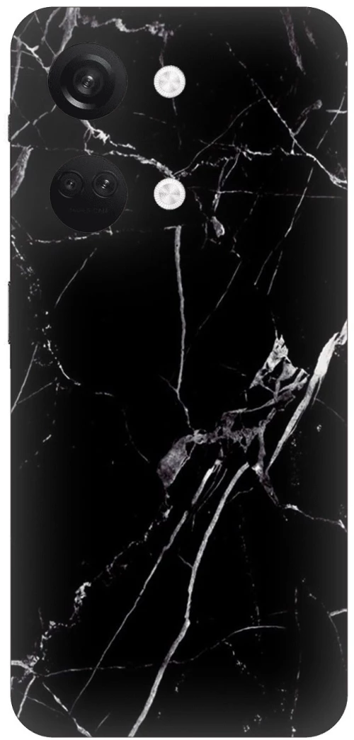 Marble Black Silicone Case θήκη για OnePlus Nord 3 5G