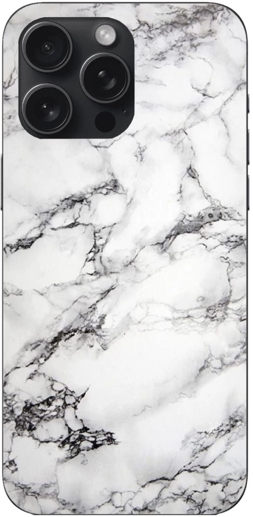 Marble White Θήκη για iPhone 16 Pro Max